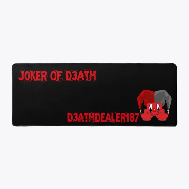 Joker Of Death Desk Mat